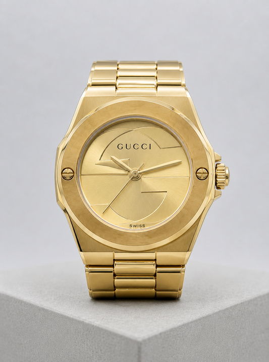 Gucci Gold Bracelet Watch