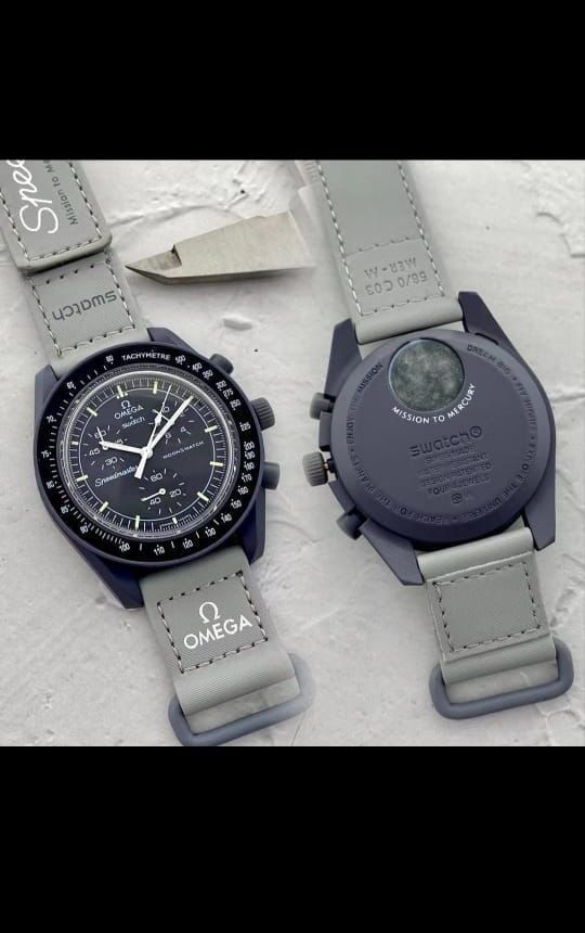Omega × Swatch Speedmaster MoonSwatch Mission to Mars Chronograph Watch