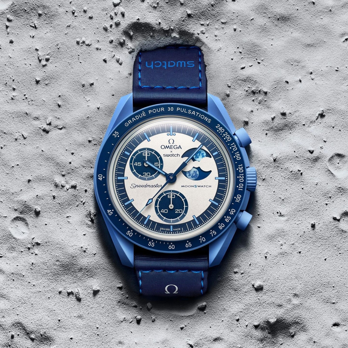 Omega × Swatch Speedmaster MoonSwatch Mission to Mars Chronograph Watch