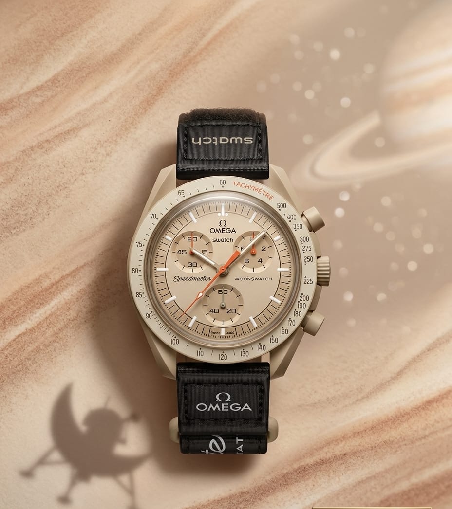 Omega × Swatch Speedmaster MoonSwatch Mission to Mars Chronograph Watch