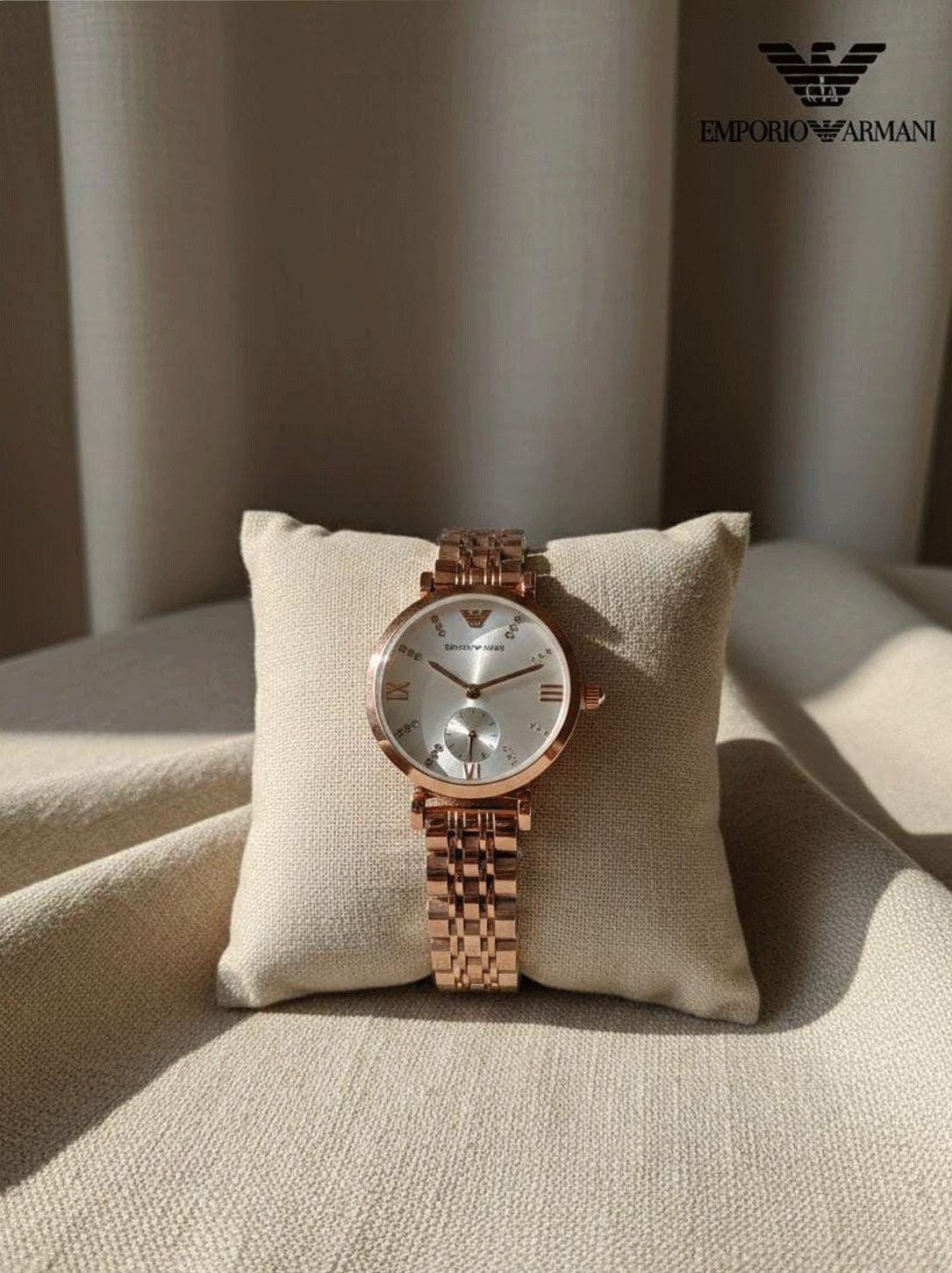 Emporio Armani Ladies Luxury Watch Puch Lock