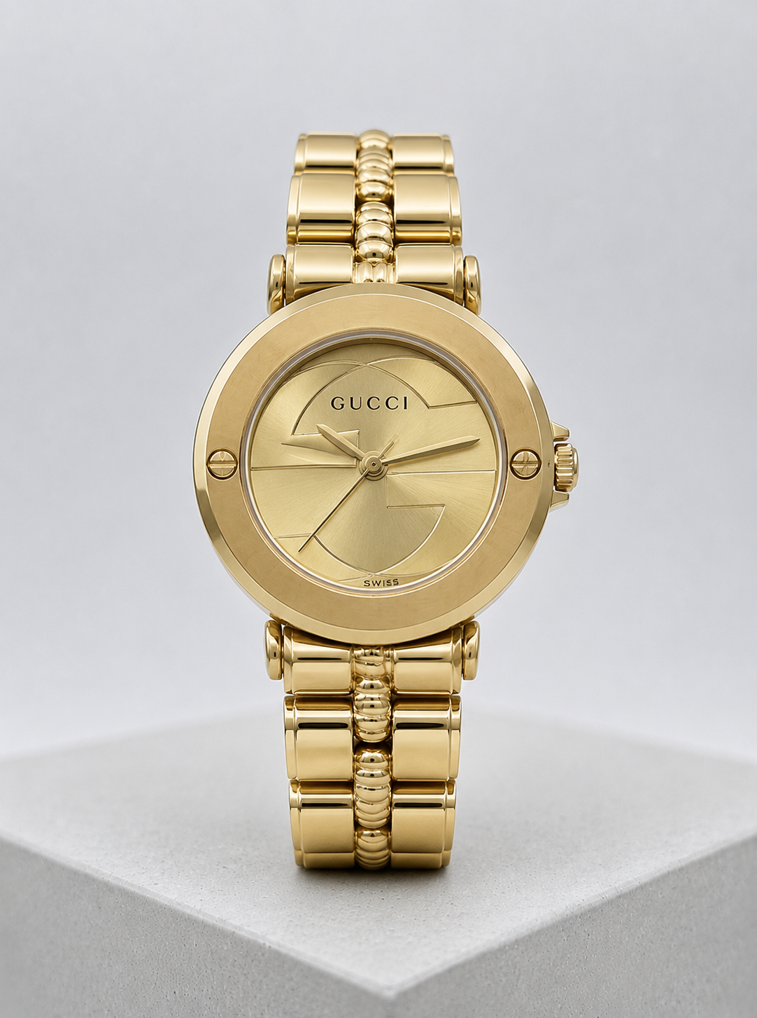 Gucci Gold Bracelet Watch