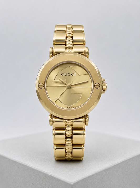 Gucci Gold Bracelet Watch