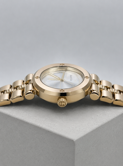 Gucci Gold White Watch