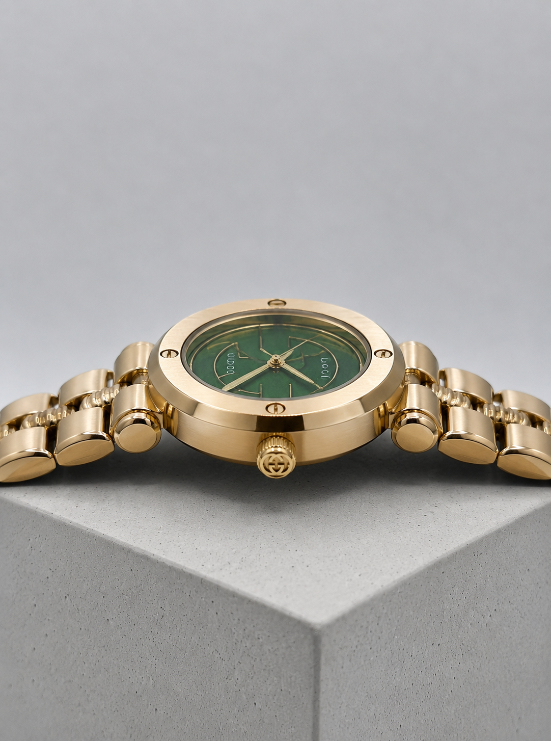 Gucci Gold Green Watch
