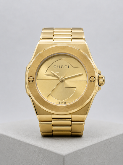 Gucci Gold Bracelet Watch