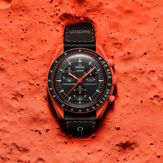 Omega × Swatch Speedmaster MoonSwatch Mission to Mars Chronograph Watch