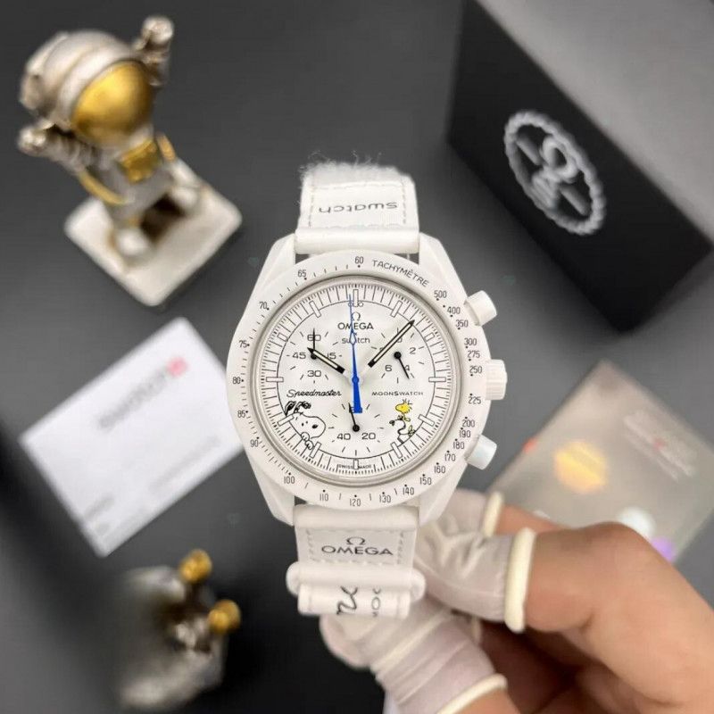 Omega × Swatch Speedmaster MoonSwatch Mission to Mars Chronograph Watch