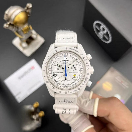 Omega × Swatch Speedmaster MoonSwatch Mission to Mars Chronograph Watch