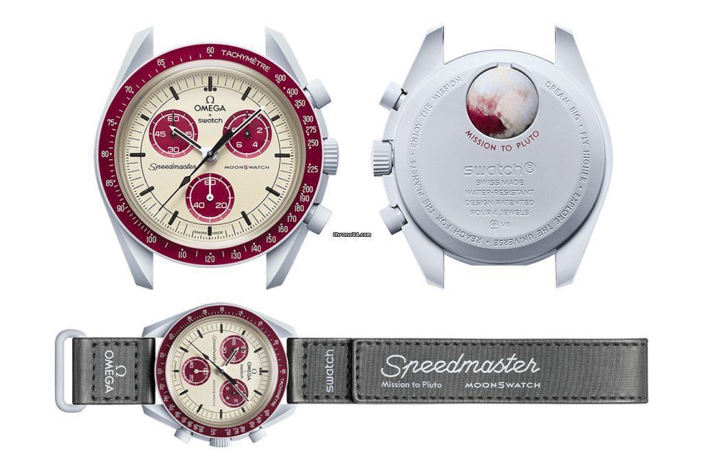 Omega × Swatch Speedmaster MoonSwatch Mission to Mars Chronograph Watch