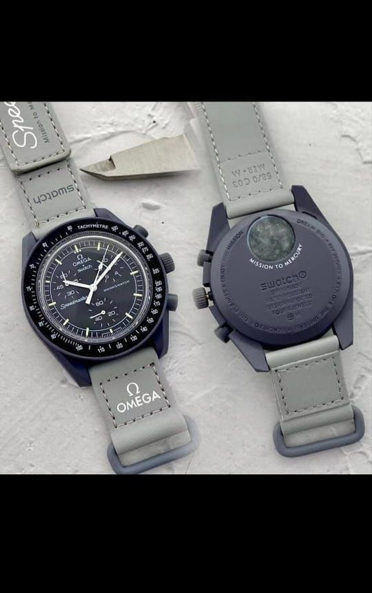 Omega × Swatch Speedmaster MoonSwatch Mission to Mars Chronograph Watch
