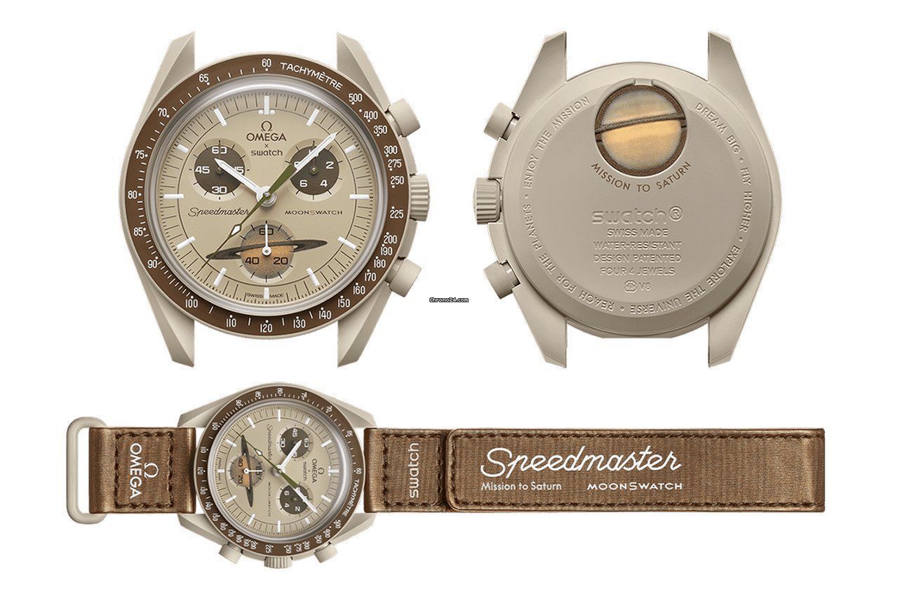Omega × Swatch Speedmaster MoonSwatch Mission to Mars Chronograph Watch