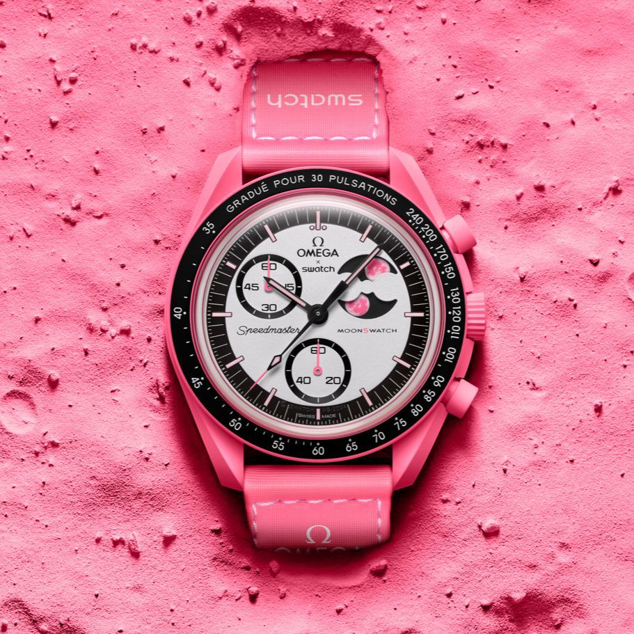 Omega × Swatch Speedmaster MoonSwatch Mission to Mars Chronograph Watch