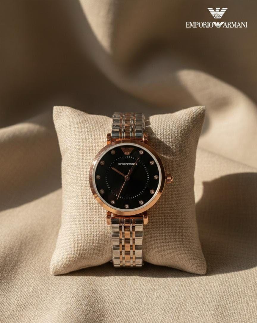 Emporio Armani Ladies Luxury Watch Puch Lock