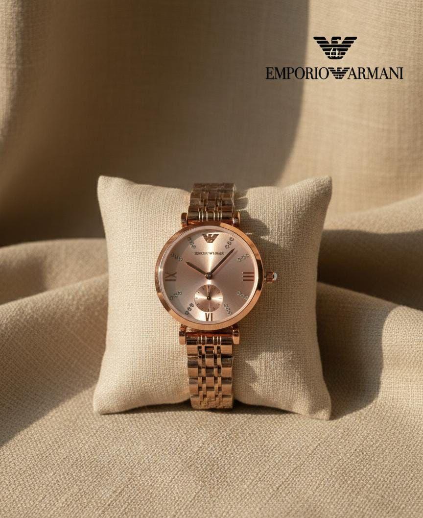 Emporio Armani Ladies Luxury Watch Puch Lock
