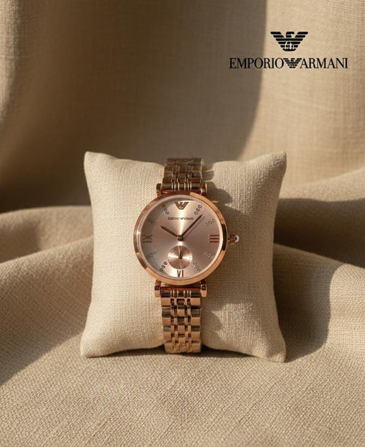 Emporio Armani Ladies Luxury Watch Puch Lock