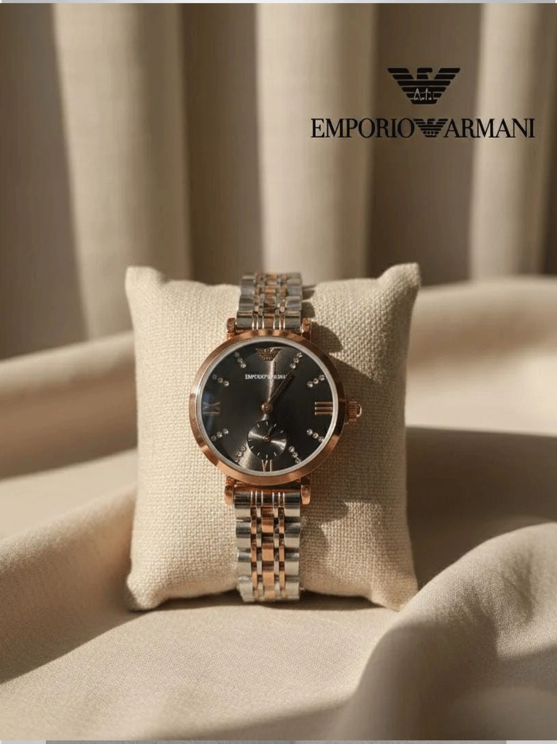 Emporio Armani Ladies Luxury Watch Puch Lock