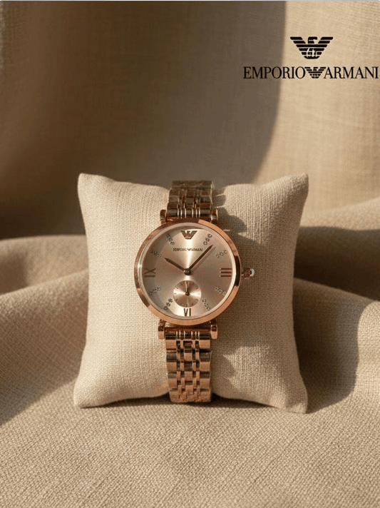 Emporio Armani Ladies Luxury Watch Puch Lock