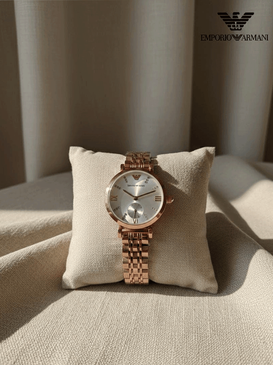Emporio Armani Ladies Luxury Watch Puch Lock
